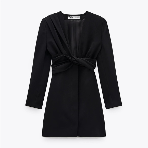 Zara Draped Jacket Dress - Picture 7 of 14
